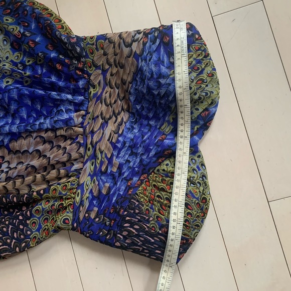 STRAPLESS HIGH LOW BOHO Silky Summer Dress Lined - Picture 8 of 8